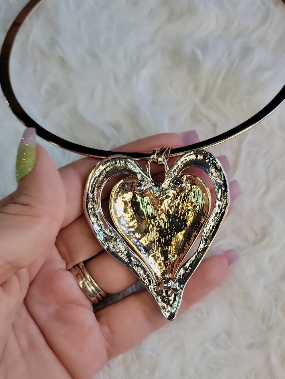 2 Piece Heart Necklace & Bracelet Set - Picture 10 of 11